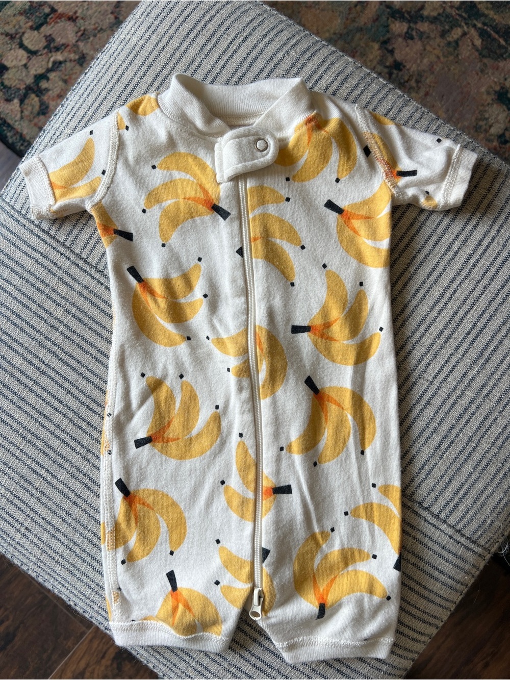Hanna Andersson baby 2-way zip shortie sleeper
